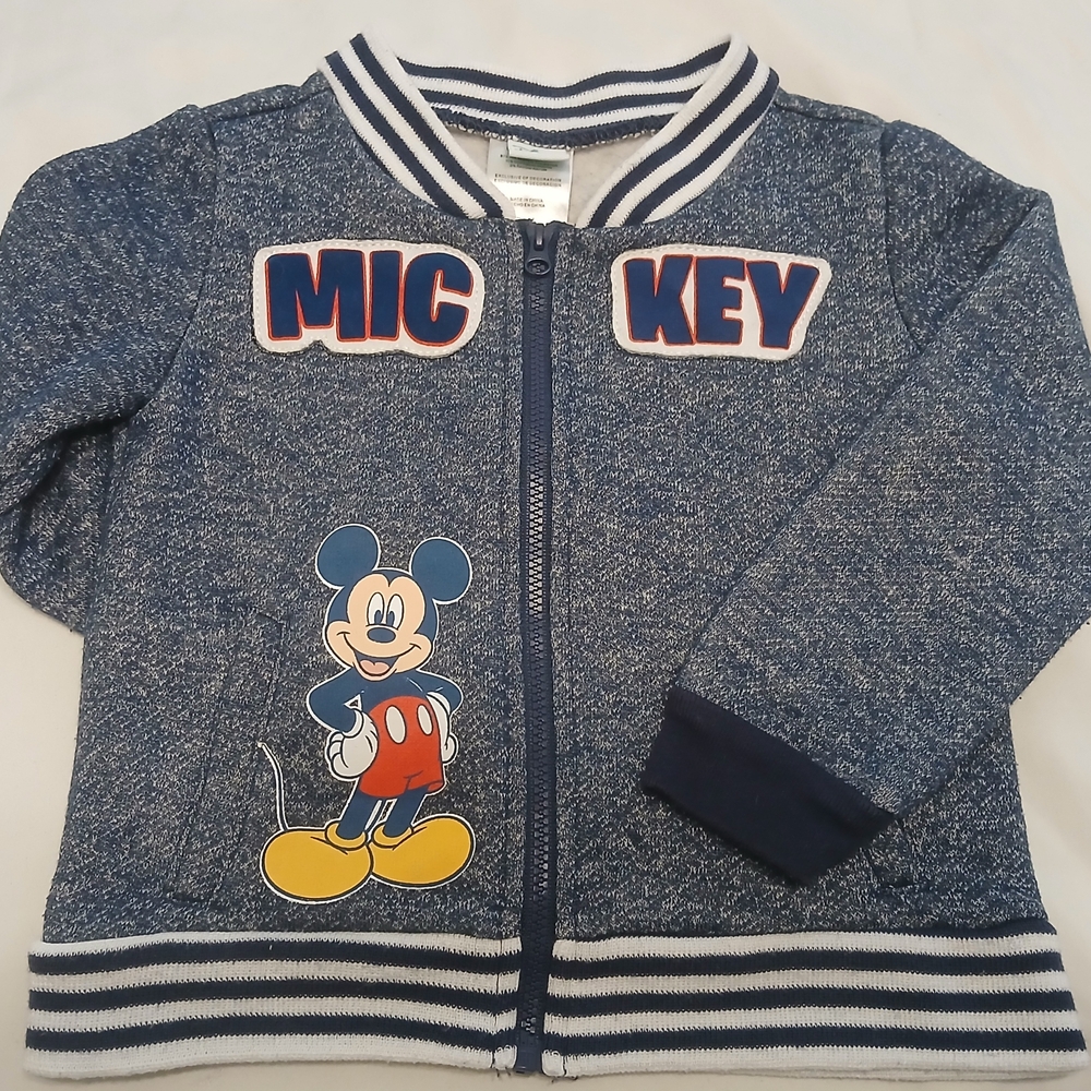 Disney Baby Mickey Mouse Lightweight Jacket, Top Toddler Boys Size 24 months